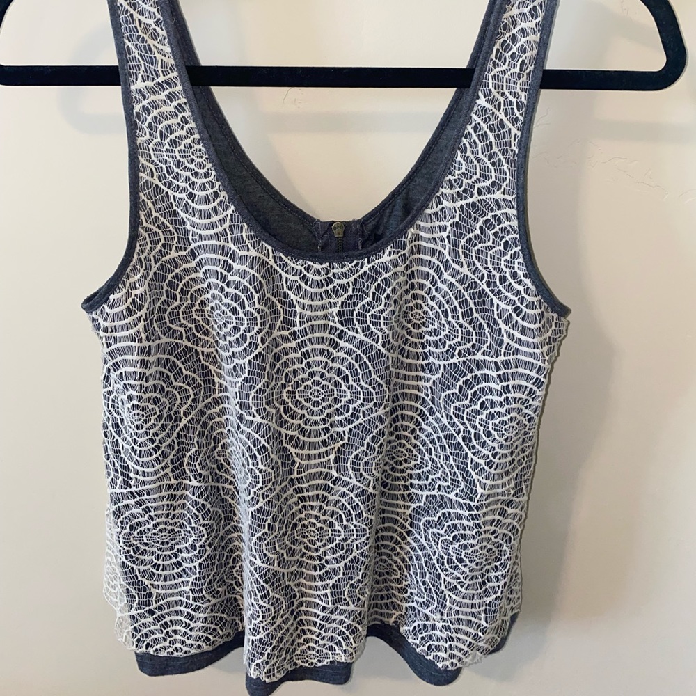 Lace tank top